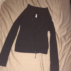 Black Lululemon zip up jacket